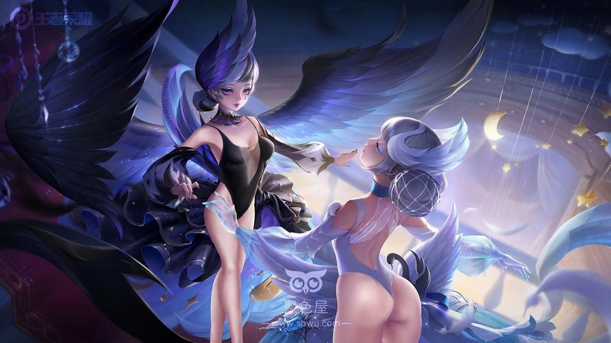 王者荣耀女英雄新皮肤去掉所有服装，感清凉，让你欲罢不能