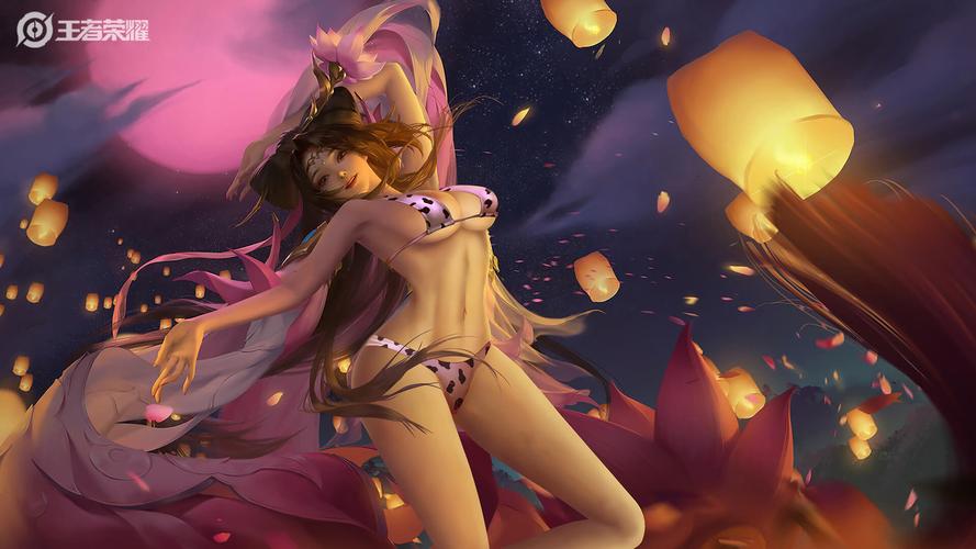 王者荣耀女英雄皮肤去掉所有服装,展现女角色的独特魅力