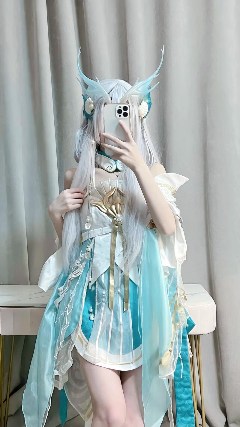 王者荣耀西施捅到流口水 cosplay 服装,感迷人,让你成为游戏中的焦点
